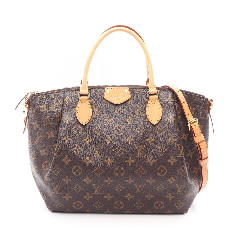 Louis Vuitton Turenne Monogram Handbag Canvas Leather Brown
